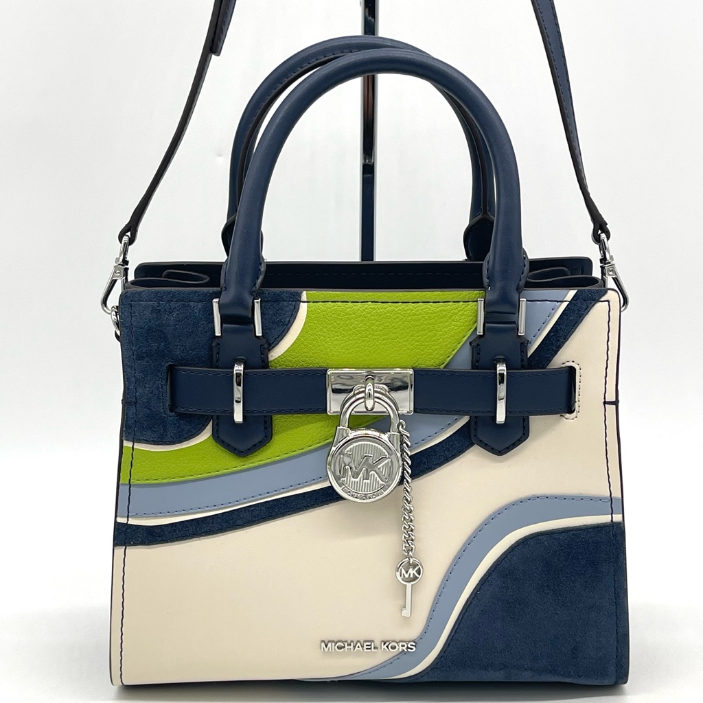 Michael Kors Hamilton Small Patchwork Satchel Crossbody